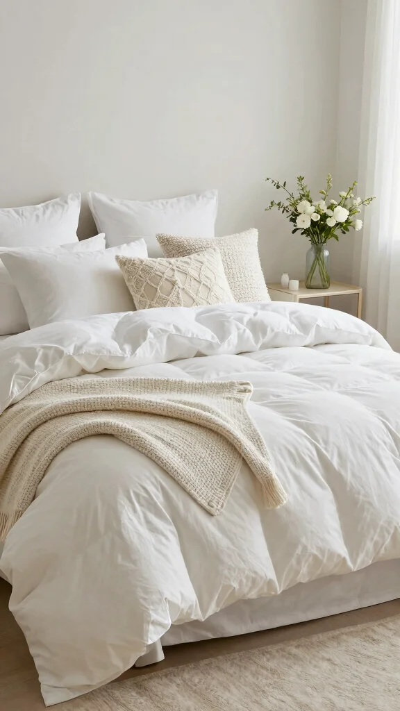 White-Bedding-Decor-Ideas-for-Layered-Bedrooms-1.-Layered-Textures-for-Depth-